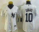 Youth New York Yankees #10 Goduti White Cool Base Stitched Jersey,baseball caps,new era cap wholesale,wholesale hats